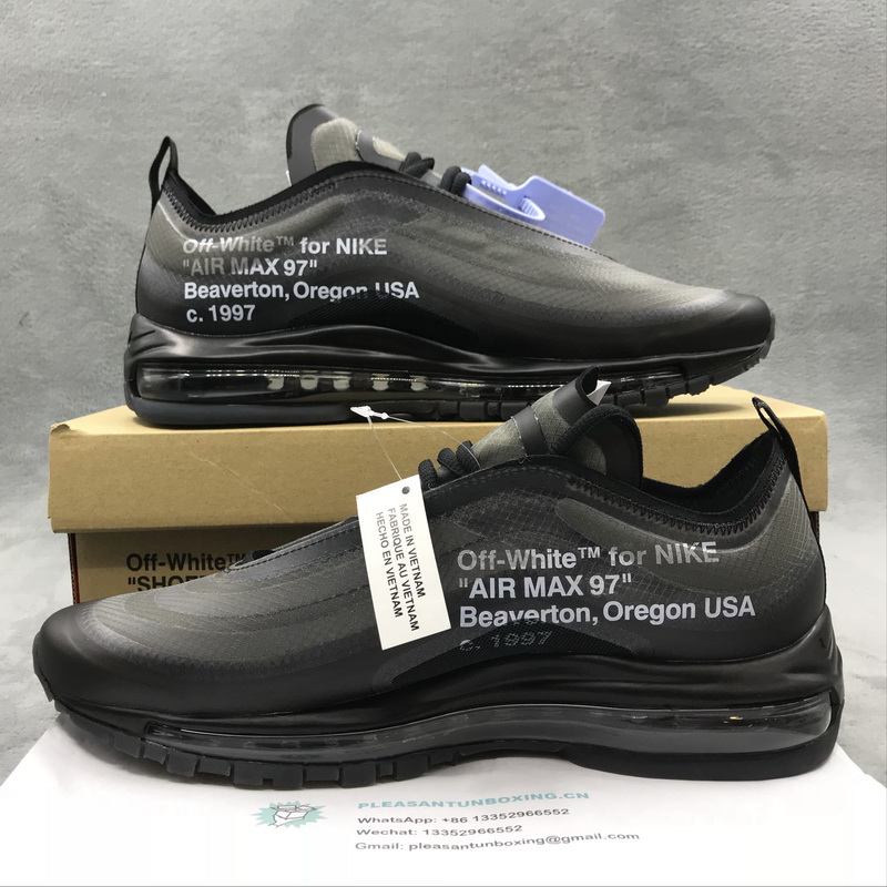 Authentic OFF-WHITE x Nike Air Max 97 Black